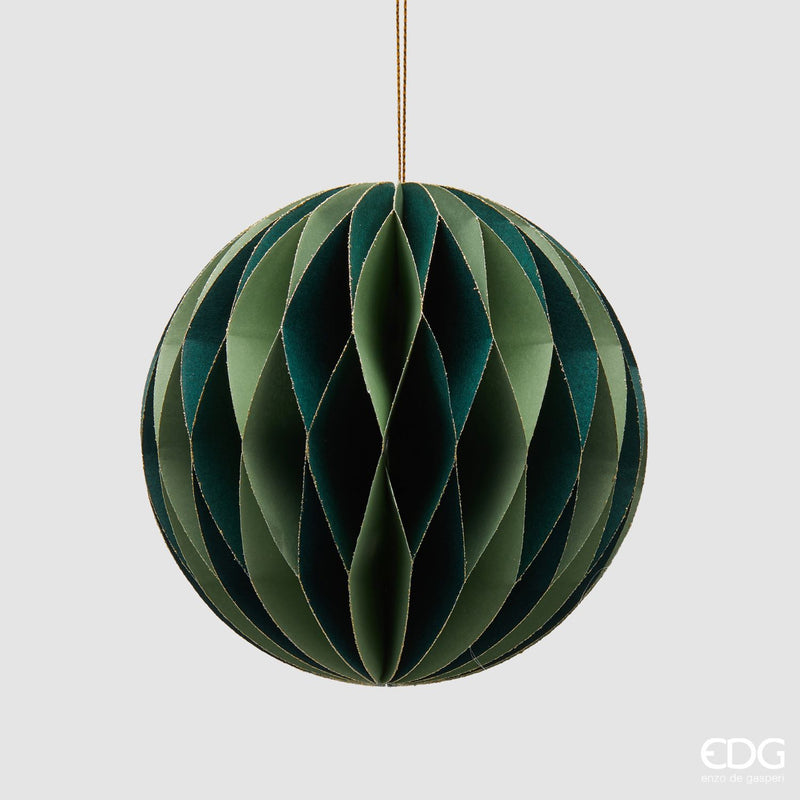 EDG Enzo De Gasperi | Palla decorativa origami Natale 2025