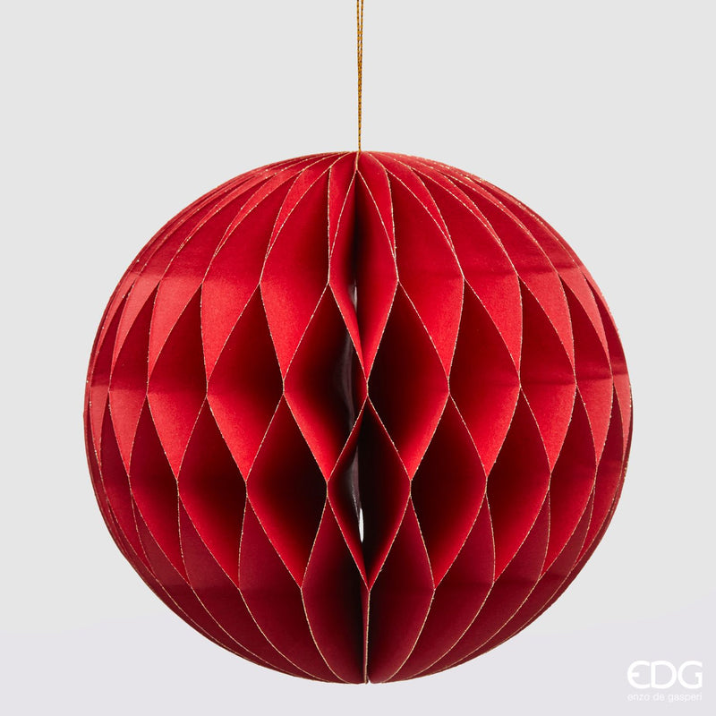 EDG Enzo De Gasperi | Palla decorativa origami Natale 2025