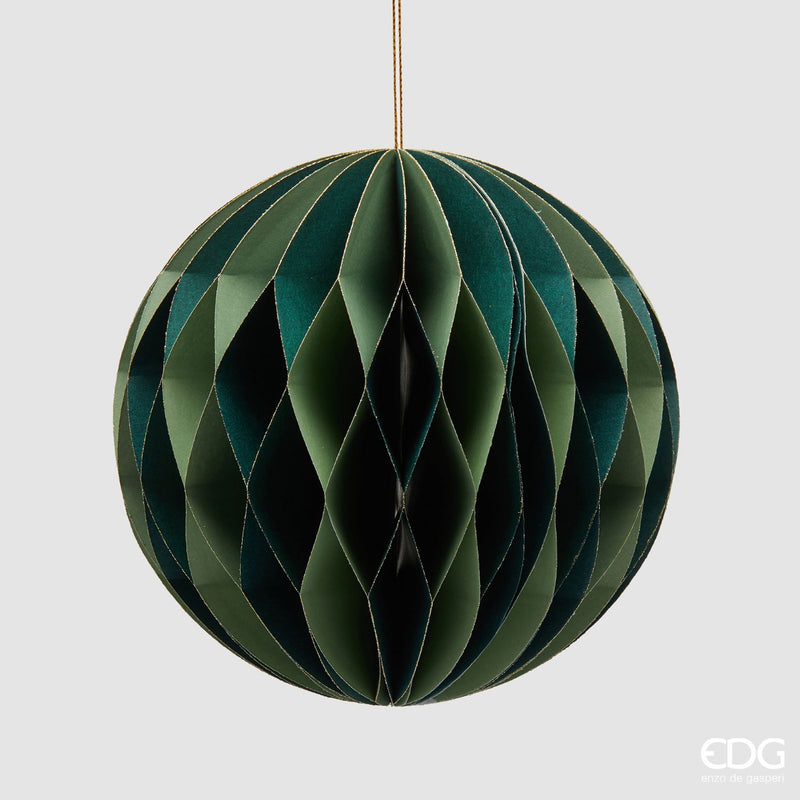 EDG Enzo De Gasperi | Palla decorativa origami Natale 2025