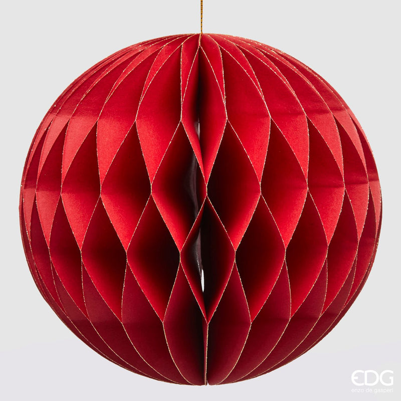 EDG Enzo De Gasperi | Palla decorativa origami Natale 2025