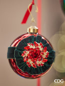 EDG Enzo De Gasperi | Palla decorativa in vetro con gemme Natale 2025