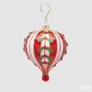 EDG Enzo De Gasperi | Palla/trottola a righe in vetro Natale 2025