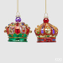 Enzo De Gasperi Decoro Corona con Gemme in Vetro Natale 2025