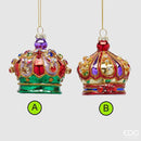 Enzo De Gasperi Decoro Corona con Gemme in Vetro Natale 2025