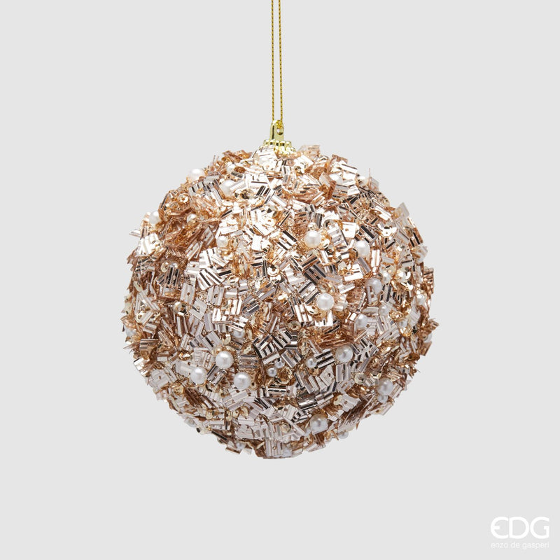 EDG Enzo De Gasperi | Palla decorativa con mix di perle Natale 2025