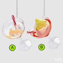 Enzo De Gasperi Decoro Drink in Vetro Natale 2025