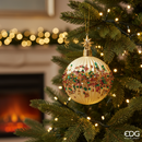 EDG Enzo De Gasperi | Palla decorativa mille perle in vetro Natale 2025