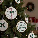 EDG Enzo De Gasperi | Medaglione con ricamo decorativo in tessuto poliestere Natale 2025