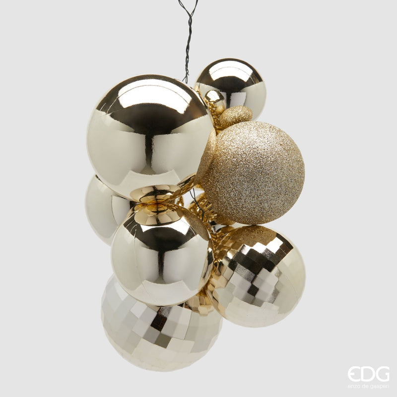 EDG Enzo De Gasperi | Grappolo decorativo effetto specchio Natale 2025