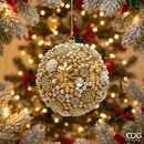 EDG Enzo De Gasperi | Palla decorativa mille perle Natale 2025
