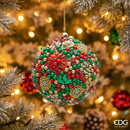 EDG Enzo De Gasperi | Palla decorativa mille perle Natale 2025