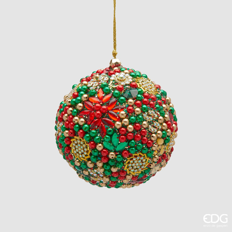 EDG Enzo De Gasperi | Palla decorativa mille perle Natale 2025