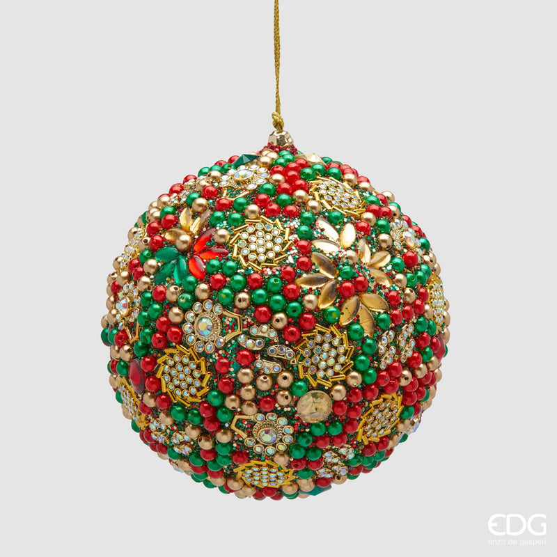 EDG Enzo De Gasperi | Palla decorativa mille perle Natale 2025