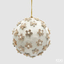 EDG Enzo De Gasperi | Palla decorativa con fiori Natale 2025