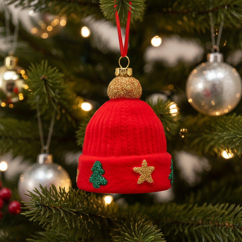 EDG Enzo De Gasperi | Cappello rosso decorativo Natale 2025