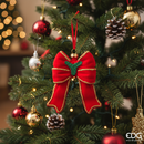 EDG Enzo De Gasperi | Fiocco decorativo rosso Natale 2025