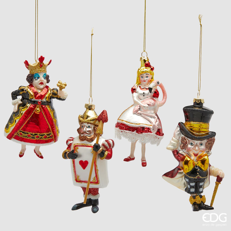 EDG Enzo De Gasperi | Decorazione Alice in vetro Natale 2025