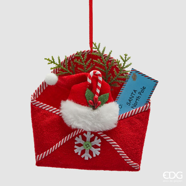 EDG Enzo De Gasperi | Lettera Natalizia decorativa in tessuto Natale 2025