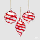 EDG Enzo De Gasperi | Decorazione Natalizia stile vortice in vetro Natale 2025