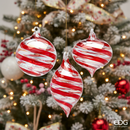 EDG Enzo De Gasperi | Decorazione Natalizia stile vortice in vetro Natale 2025