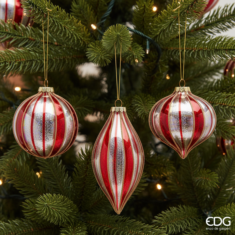 EDG Enzo De Gasperi | Decorazione Natalizia in vetro Natale 2025