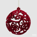 EDG Enzo De Gasperi | Palla decorativa stile velvet Natale 2025