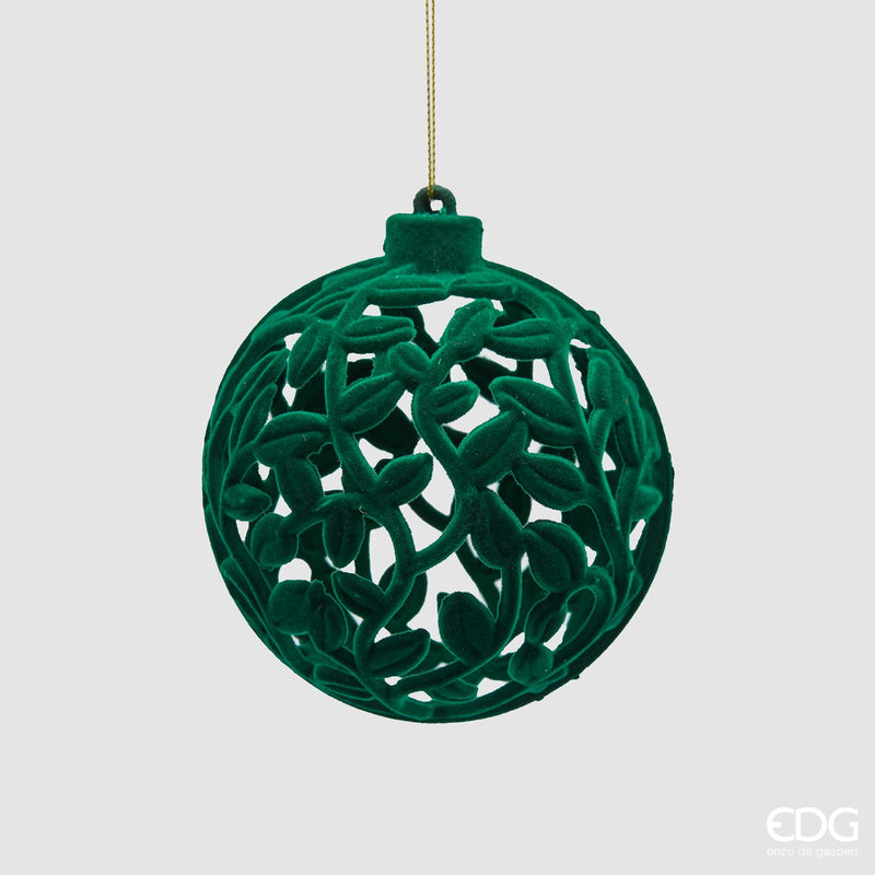 EDG Enzo De Gasperi | Palla decorativa stile velvet Natale 2025