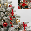 EDG Enzo De Gasperi | Bastoncino di zucchero decorativo in tessuto Natale 2025