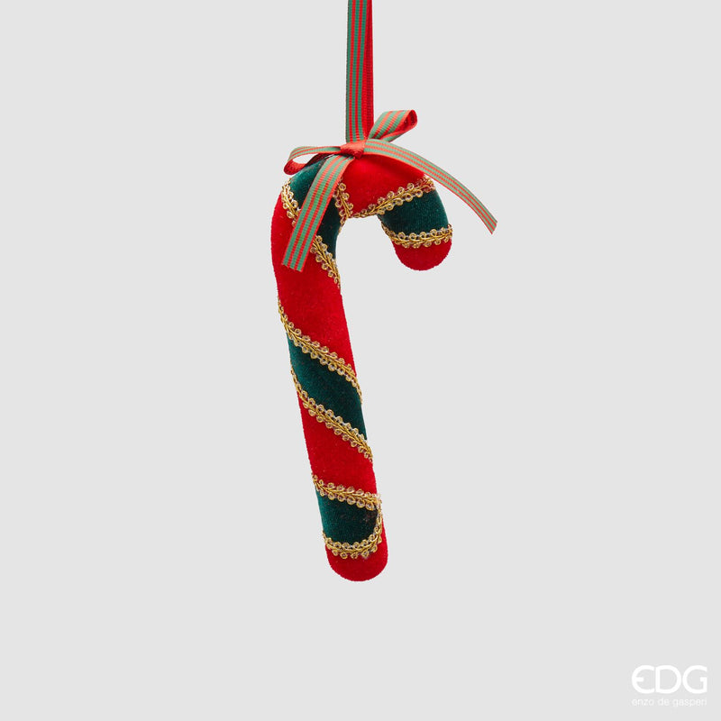EDG Enzo De Gasperi | Bastoncino di zucchero decorativo in tessuto Natale 2025