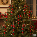 EDG Enzo De Gasperi | Bastoncino di zucchero decorativo in tessuto Natale 2025