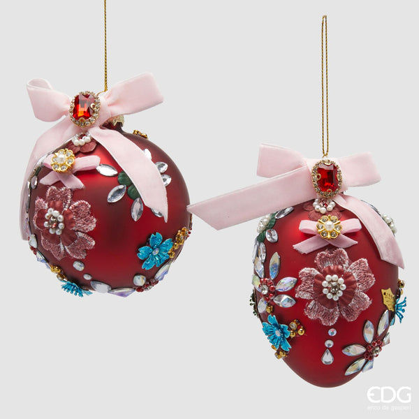 EDG Enzo De Gasperi | Decorazione natalizia in vetro stile boheme Natale 2025