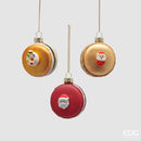 EDG Enzo De Gasperi | Macaron decorativo in vetro Natale 2025