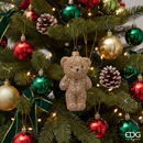 EDG Enzo De Gasperi | Orso decorativo in vetro Natale 2025