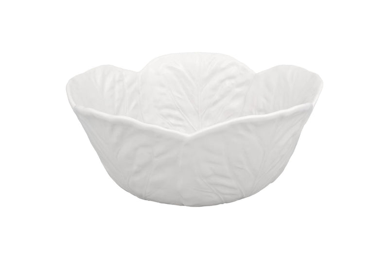 Bordallo - Pinheiro Insalatiera in ceramica Ø 29,5 cm.| Couve Verde - Beige