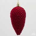 EDG Enzo De Gasperi | Addobbo Pigna in Velluto H 25 cm