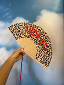 Fisura ⛱️ Ventaglio con Tracolla con Frase 42,5x23 cm.