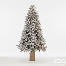 🎄 Pacchetto Natale EDG – Albero Pino Merano innevato 180 cm + Base Tronco 45 + Luci + Profumatore Omaggio