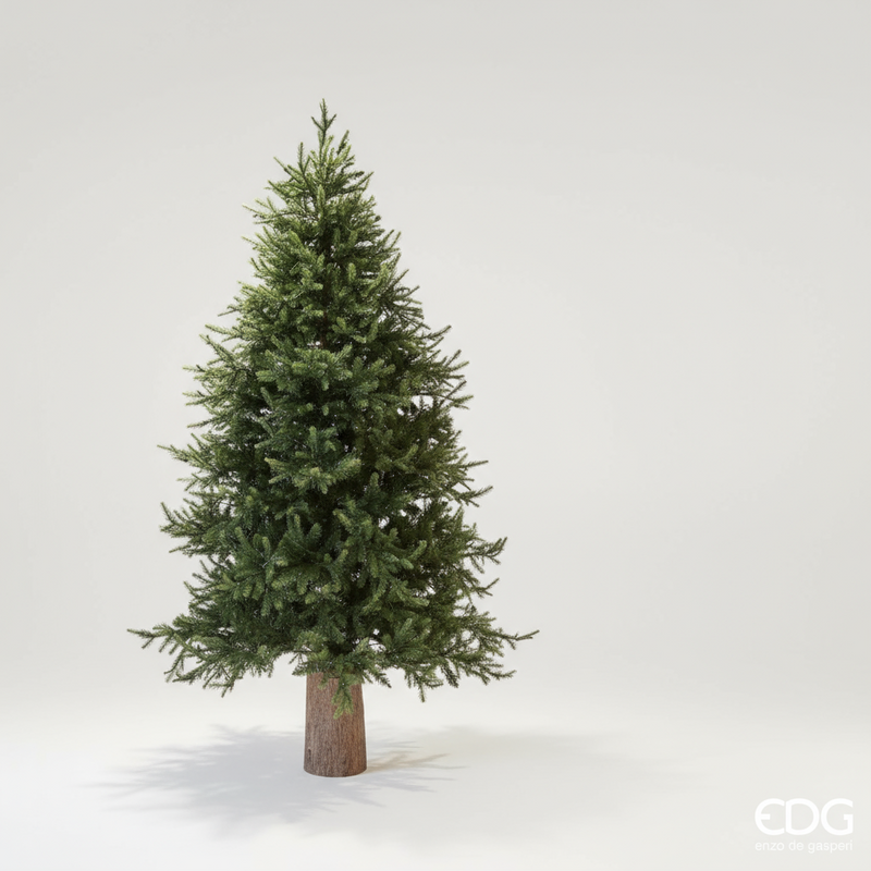 🎄 Pacchetto Natale EDG – Albero Pino Luxury 180 cm + Base Tronco 45 + Luci + Profumatore Omaggio