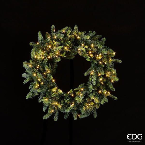 EDG Enzo De Gasperi | Corona luxury con 100 LED Natale 2025