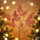 EDG Enzo De Gasperi | Ramo di felce metallizzata con glitter Natale 2025