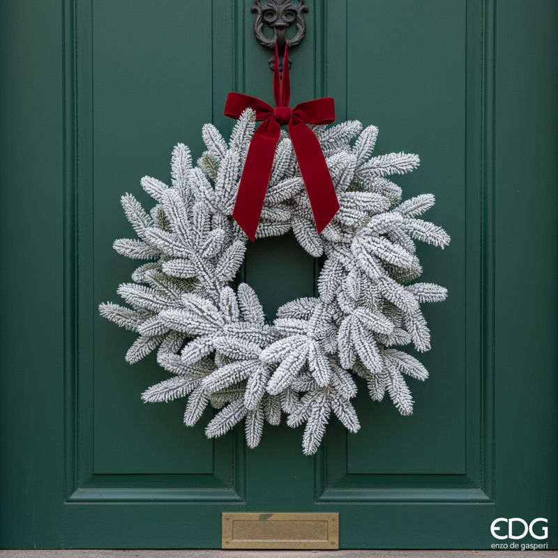 EDG Enzo De Gasperi | Ghirlanda Pino West Innevata Natale 2025