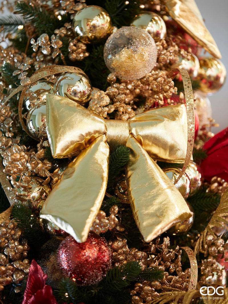 Enzo De Gasperi Fiocco in Velluto 22x26cm Natale 2024