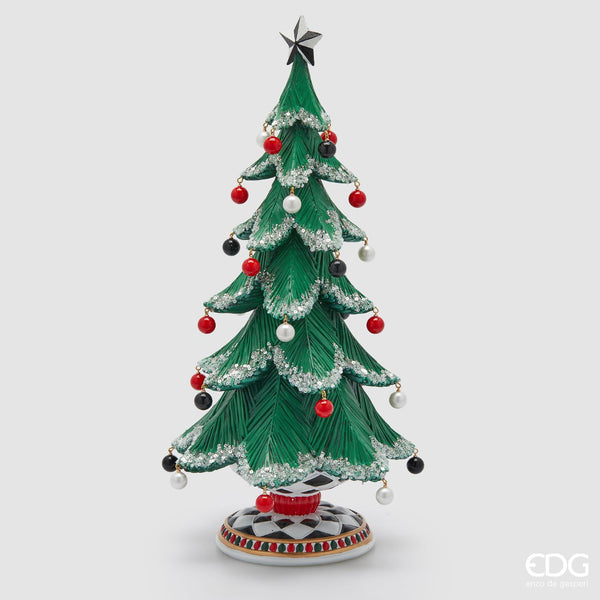 EDG Enzo De Gasperi | Pino poly con perle decorativo Natale 2025