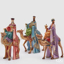 Enzo De Gasperi Set 3 pezzi Re Magi Poly H46cm Natale 2025