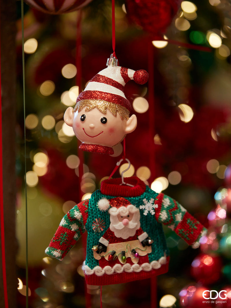 Enzo De Gasperi Decoro Maglione Natale 2024