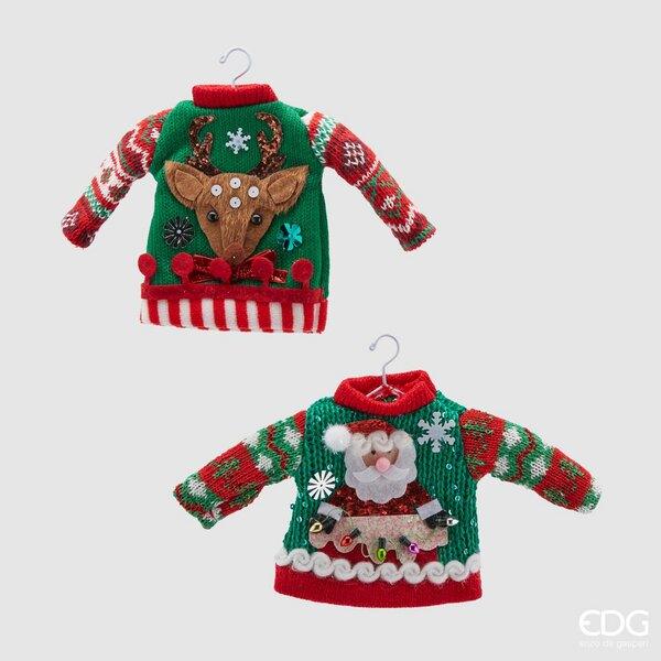 Enzo De Gasperi Decoro Maglione Natale 2024