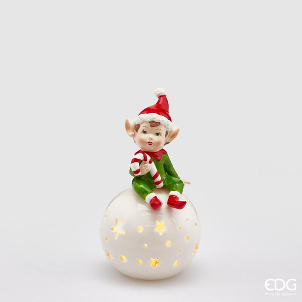 Elfo con Sfera LED EDG