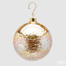 EDG Enzo De Gasperi | Palla/trottola/fuso decorativi microfoglie Natale 2025