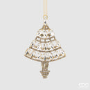 Enzo De Gasperi Decoro Diamanti in Metallo Natale 2025