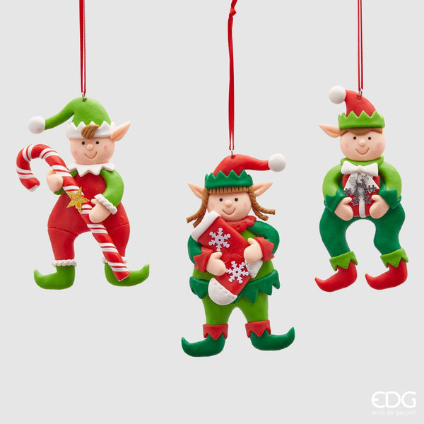 Decoro Elfo Clay Natale 2023 EDG